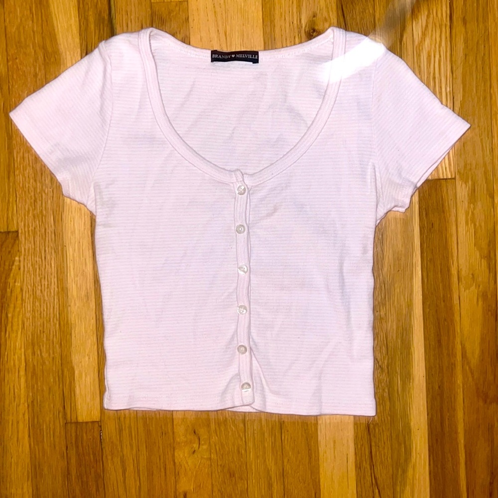 Brandy Melville Pink crop top